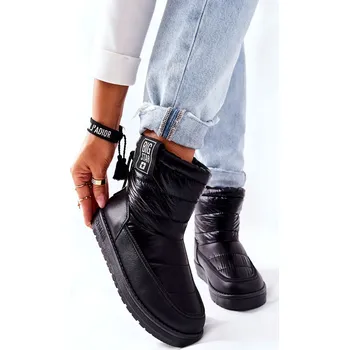 Dívčí sněhule Dámské sněhule Kesi Snow BIG STAR SHOES černá 3322872