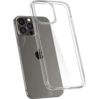 Telefonní příslušenství Kryt na iPhone 13 Pro Max Spigen Crystal Hybrid - průhledný