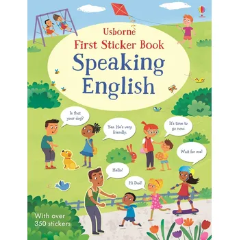 První čtění Usborne First Sticker Book Speaking English