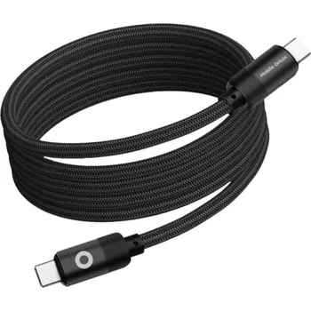 Datový kabel Magnetický 27W nabíjecí kabel Mobile Origin Original Cable USB-C / USB-C 1m - černý