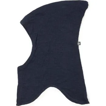 Kojenecká čepice Merino kukla dětská dvouvrstvá modrá Navy Smallstuff Velikost: 46cm (vel. 80)