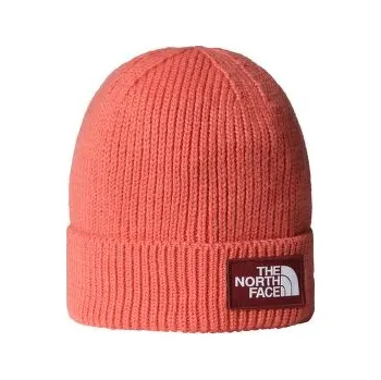 Čepice The North Face TNF LOGO BOX CUFFED BEANIE EED MARS DUST/SUMAC růžová