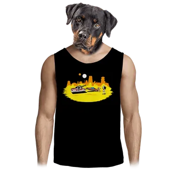 Pánské tílko Bastard Tatooine trouble pánské tílko Black