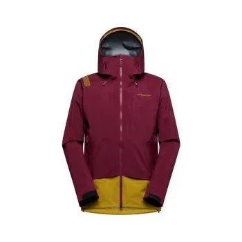 Pánská móda La Sportiva SENDER GTX PERFORMANCE JACKET MEN Redwood/Savana červená L