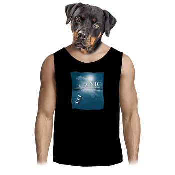 Pánské tílko Bastard Tit a nic pánské tílko Black