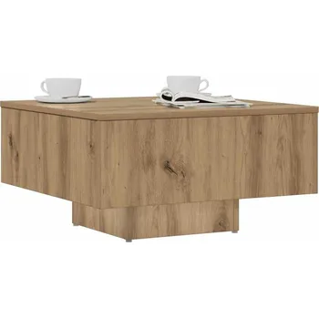 Konferenční stolek vidaXL Konferenční stolek 60 x 60 x 31,5 cm dřevotříska [806889] Barva: dub artisan