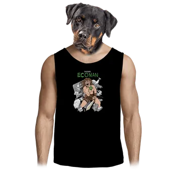 Pánské tílko Bastard Barbar Econan pánské tílko Black