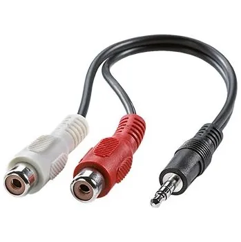 Audio redukce Value Kabelová redukce jack 3,5M - 2x cinch(F), 0,2m - 11.99.4340