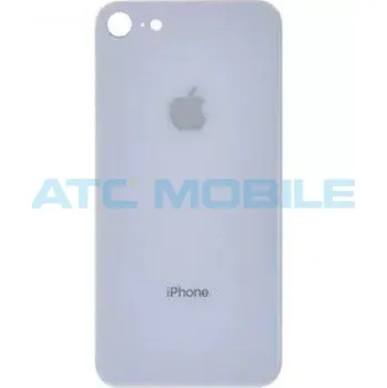 Náhradní kryt pro mobilní telefon iPhone 8 Plus zadní kryt (sklo) bílý s logem (Premium) - EU, Big Hole a zpět 5 Kč s ATC Clubem