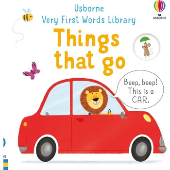 První čtění Usborne Very First Words Library: Things that go