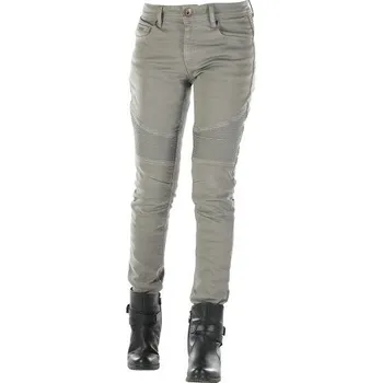 Moto kalhoty Dámské kevlarové moto kalhoty OVERLAP IMOLA JEANS cactus 2H59486250