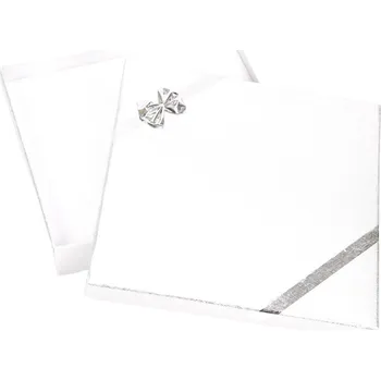 Dárková krabička Krabička na malu, náhrdelník, sadu šperků stříbrná