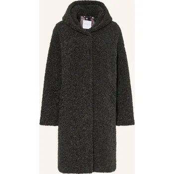 Dámský kabát Rino & Pelle Dámský Plyšový Kabát, černá, 34