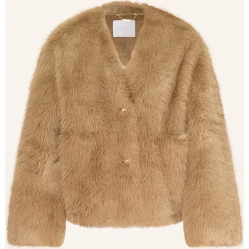Dámský kabát Rich & Royal Dámská Bunda Z Umělé Kožešiny, velbloudí, 40