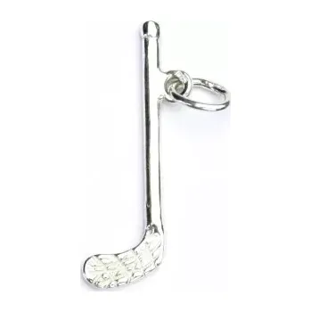 Přívěsek Zlatý přívěsek florbalka, bílé i žluté zlato - P 422