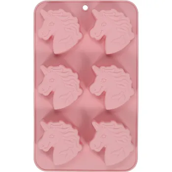 Forma na pečení La Cucina Silikonová forma na pečení cukroví pro děti, růžová