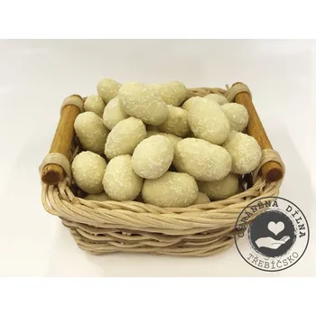 CHD Třebíčsko Mandle v bílé čokoládě s kokosem 150g