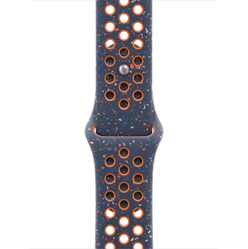 Řemínek na hodinky Apple Watch 41mm blue flame sportovní řemínek Nike - M/L MUUU3ZM/A