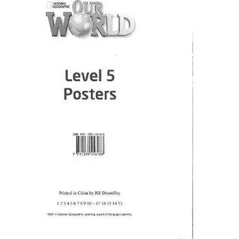 Cizojazyčná kniha Our World 5 Poster Set