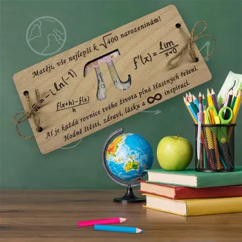 Dřevěná obálka na peníze - Škola, Popisek: bez popisu