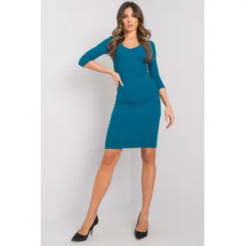 Dámské šaty Žebrované šaty Valeria modré Velikost: S