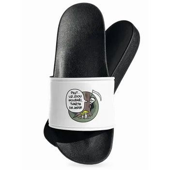 Pánské pantofle Bastard Muchomůrky zelené pantofle White