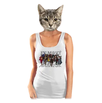 Bastard Filmový maraton dámské tílko klasické White