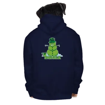 Pánská mikina Bastard Sněhulk pánská mikina na zip Navy