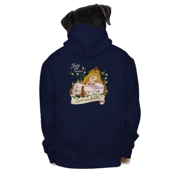 Pánská mikina Bastard Ještě pět minut – Život není pohádka pánská mikina na zip Navy