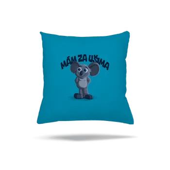 Polštář Bastard Mám za ušima polštář Blue Turquoise
