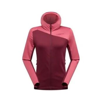 Dámská mikina La Sportiva COSMIC THERMAL HOODY WOMEN Redwood/Rosebay červená S