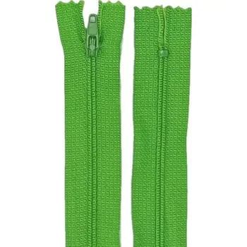 Zip Zip plastový spirálový nedělitelný 4mm délka 45 cm barva 39 zelená