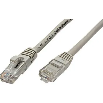 Síťový kabel Value UTP patchkabel kat. 6, LSOH, 0,5m, šedý - 21.99.0200