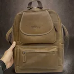 Skvěle propracovaný kožený batoh A4+ TILLBERG Leather | velikost XL extra velký Bez personalizace - individuální přání řešíme po domluvě.