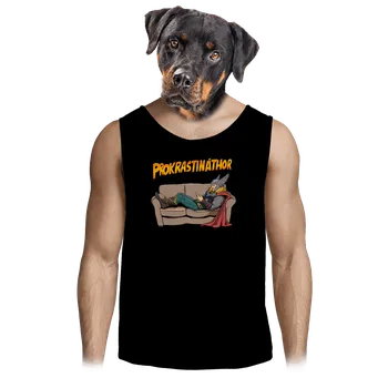Pánské tílko Bastard Prokrastináthor pánské tílko Black