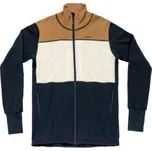 Devold Egga Grid Merino Jacket Men 707B WHEAT/RAW WHITE/INK modrá XL
