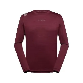 Pánské tričko La Sportiva TOUR LONG SLEEVE Men Redwood_R25R25 červená S