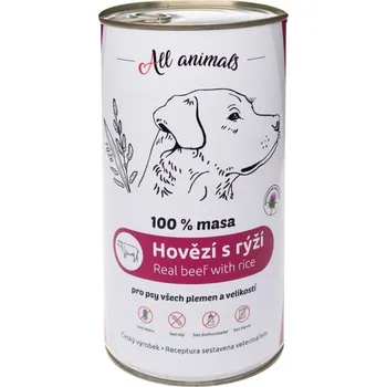 Krmivo pro psa Hovězí maso mleté s rýží 1200g