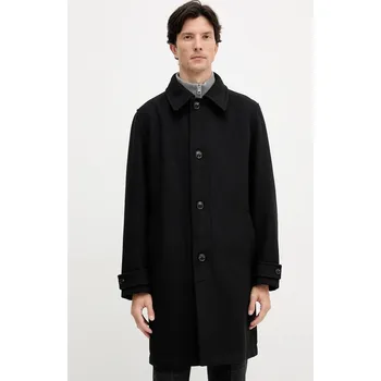 Dámský kabát Kabát s příměsí vlny BOSS Orange Ocozier 50547552 černá 99X, vel. 56