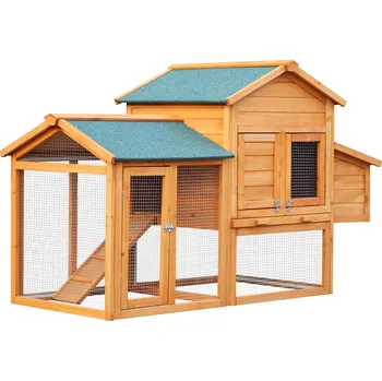 kurník Kurník pro slepice, hnědá/zelená, jedle, pozinkovaná ocel, PIPON