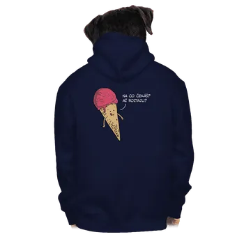 Pánská mikina Bastard Zmrzlina pánská mikina na zip Navy