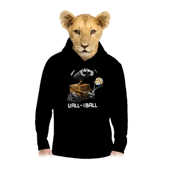 Chlapecká mikina Bastard Vall-iball dětská mikina klokanka Black