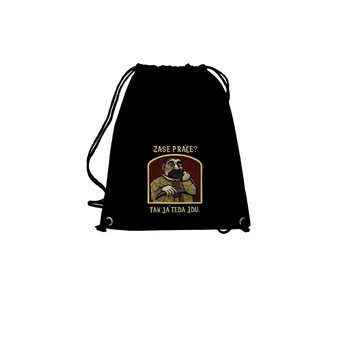 Sportovní vak Bastard Zase práce? vak Black