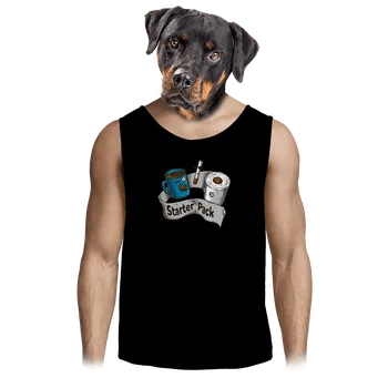 Pánské tílko Bastard Starter Pack pánské tílko Black