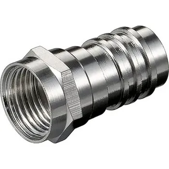 Anténní konektor goobay F konektor pro kabel 6-7mm, krimpovací (11861) - 12.92.5410