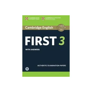 Anglický jazyk Cambridge English First 3 Student's Book with Answers + Audio