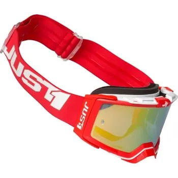 Motocyklové brýle Brýle JUST1 NERVE ABSOLUTE červeno/bílé 2H94998941