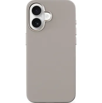 Náhradní kryt pro mobilní telefon Epico Mag+ Silicone Case Pro iPhone 16 Plus - béžový titan