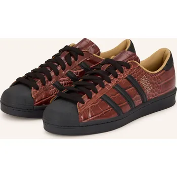 Pánské tenisky Adidas Originals Sneakersy Superstar Vintage, hnědá / černá