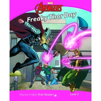 Anglický jazyk Penguin Kids Level 2: Marvel's Avengers - Freaky Thor Day